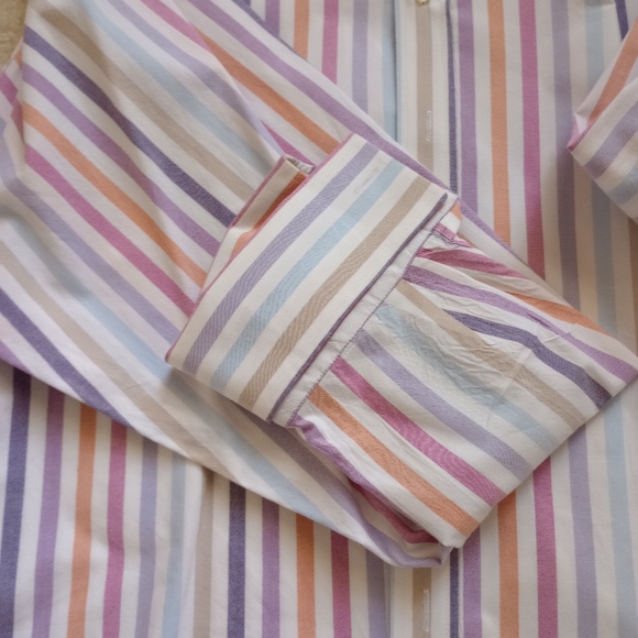 LANZINO MEN'S BUTTON DOWN SHIRT BIG & TALL 3XL - Picture 3 of 7